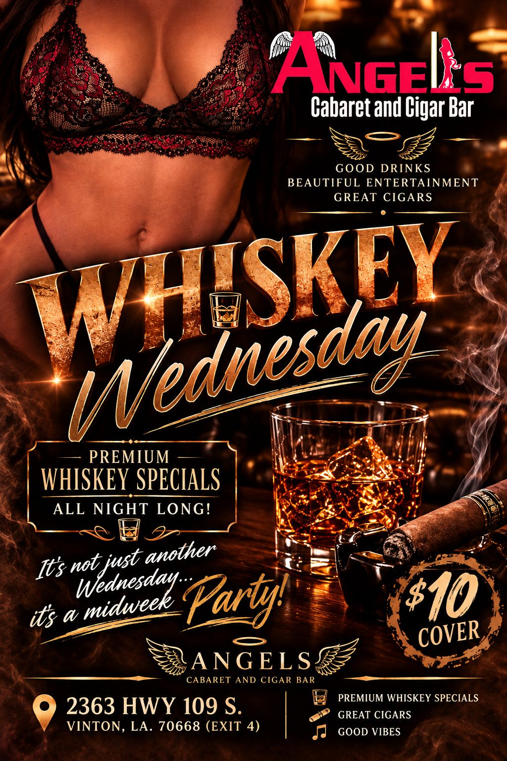 Whiskey Wednesday flyer